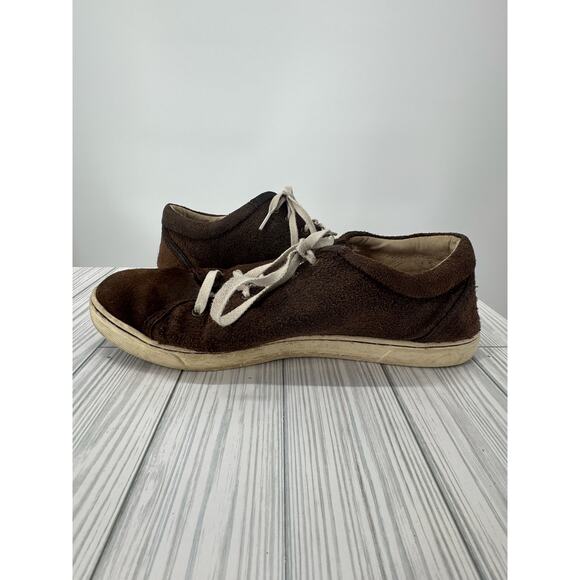 UGG Australia TOMI Brown Bomber Leather Suede Sneakers 1008487, women's US-11 - Picture 7 of 11